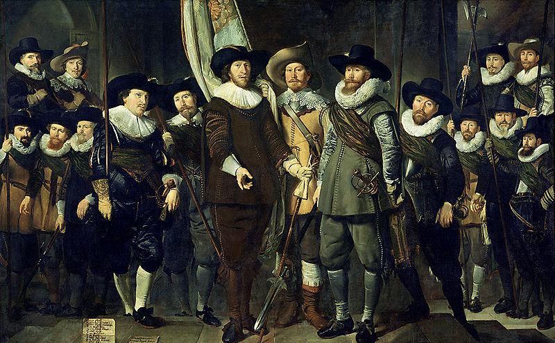 Thomas De Keyser The company of Captain Allaert Cloeck and Lieutenant Lucas Jacobsz Rotgans oil painting picture